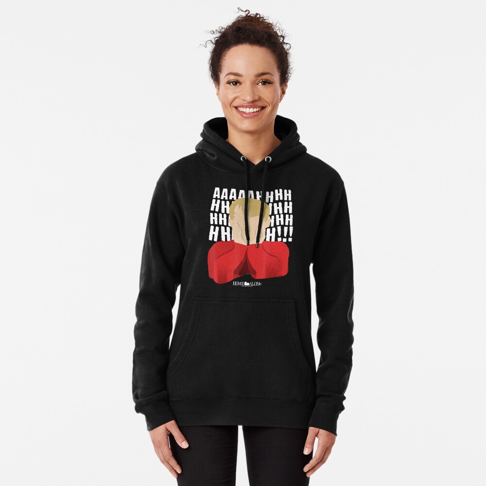 Discover Home Alone Kevin Yell Minimalist Portrait Pullover Hoodie