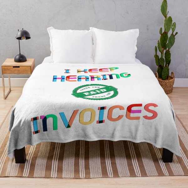 Item preview, I Keep Hearing Invoices Funny Accountant Colourful Design designed and sold by lordyswiss.