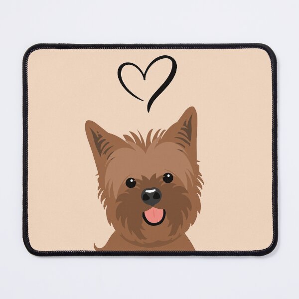 Item preview, LOVE Red Brown Cairn Terrier Dog designed and sold by Lulupainting.