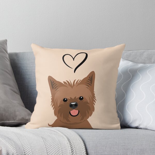 Item preview, LOVE Red Brown Cairn Terrier Dog designed and sold by Lulupainting.