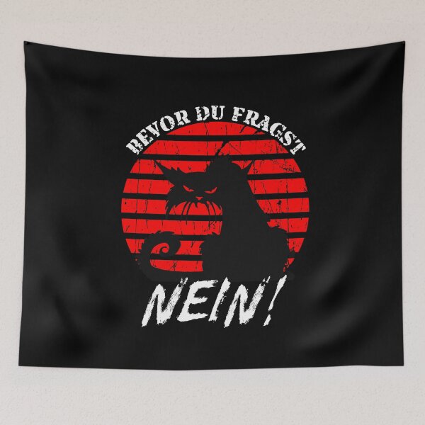 Item preview, Cat With A Funny Saying NO! designed and sold by Galaxy-Corner.