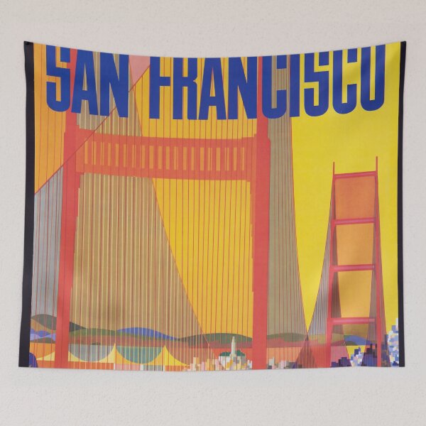 Item preview, San Francisco Travel Poster designed and sold by redoARTstore.