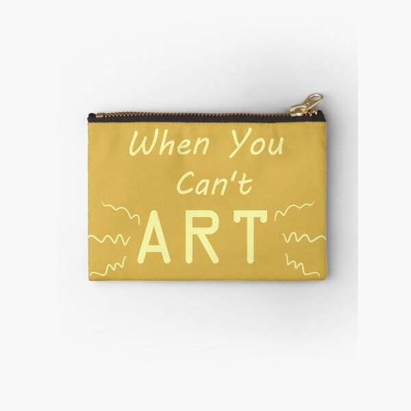 Item preview, When You Can't Art!! (canary yellow) designed and sold by -Solarly-.