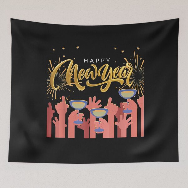 Item preview, Happy New Year Party Family Celebration Goodbye Christmas T-Shirt  designed and sold by Kellner-Platt.