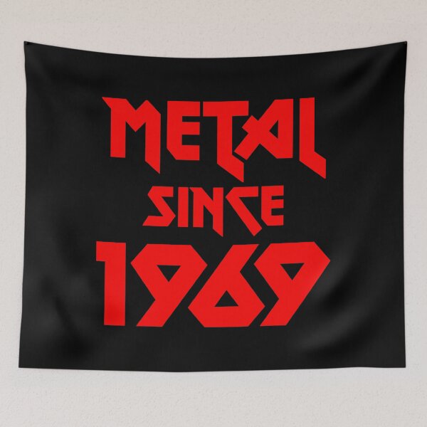 Artikelvorschau, Geschenk für 52 Jährige Metal Since 1969 52. Geburtstag entworfen und verkauft von WPahat.