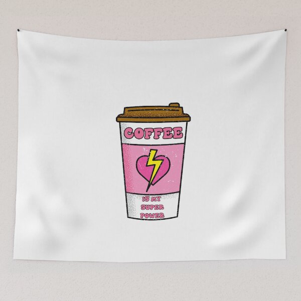 Item preview, COFFEE IS MY SUPER POWER designed and sold by DiscoVibes.