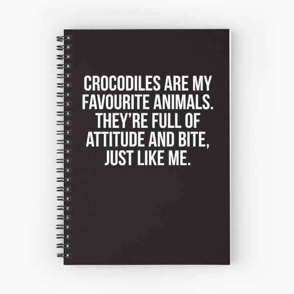Item preview, Crocodiles are my favourite animals designed and sold by Slogans4u.