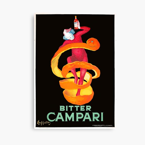 Vintage Bitter Campari Poster Canvas Print