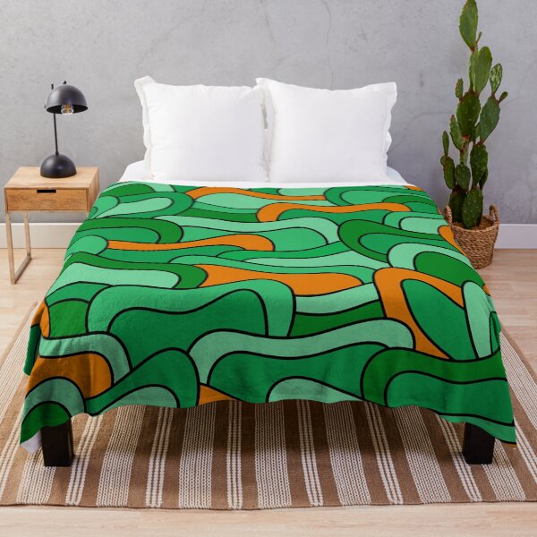 Item preview, Abstract pattern - orange and green. designed and sold by K.S ART.