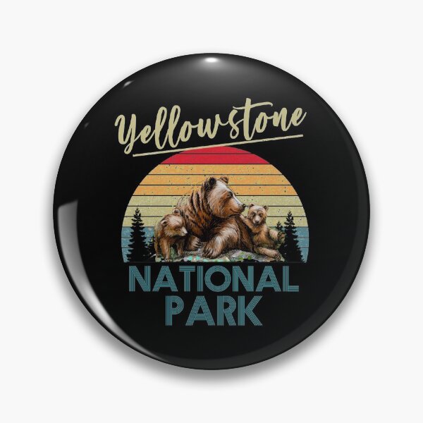 Item preview, National park bear poster designed and sold by BattleBedward.