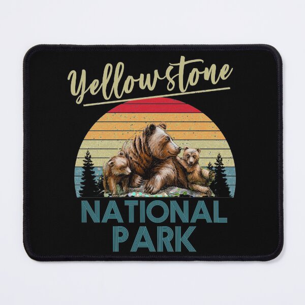 Item preview, National park bear poster designed and sold by BattleBedward.