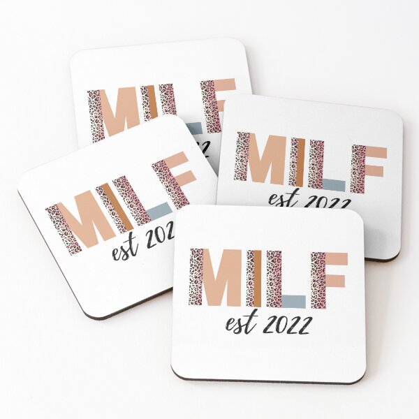 Item preview, MILF est 2022 (black text) - Mothers Day gift for current and future Moms designed and sold by CaitU.