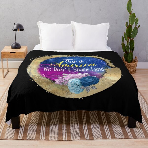 Item preview, This is America we don't share land logo poster designed and sold by BattleBedward.