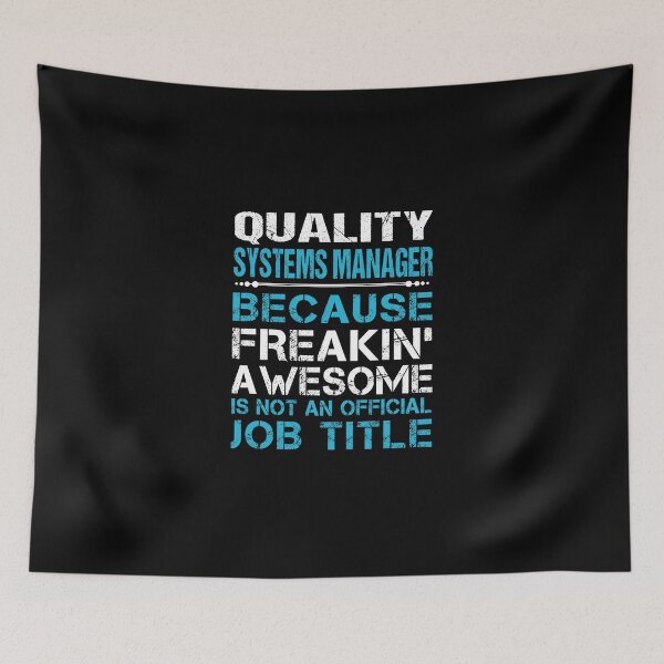 Item preview, Quality Systems Manager T Shirt - Freaking Awesome Job Gift Item Tee designed and sold by oetate4774.
