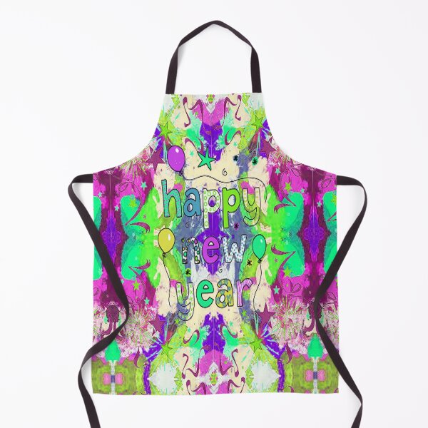 Item preview, Psychedelic Abstract Happy New Year design, 2,Howdy New Year,New Years Celebration, New Years Eve Countdown designed and sold by Adri Barnard.