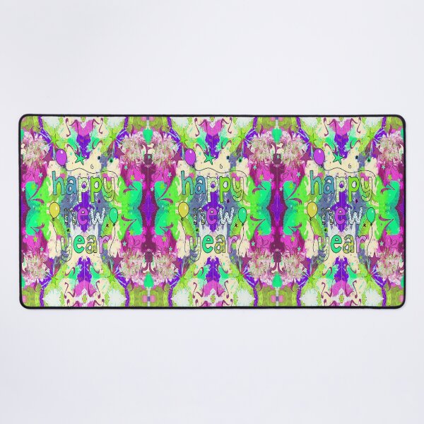 Item preview, Psychedelic Abstract Happy New Year design, 2,Howdy New Year,New Years Celebration, New Years Eve Countdown designed and sold by Adri Barnard.
