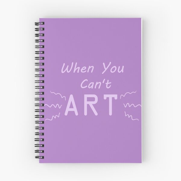 Item preview, When You Can't Art!! (lavender) designed and sold by -Solarly-.