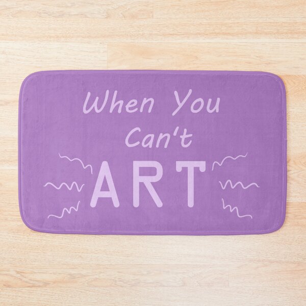 Item preview, When You Can't Art!! (lavender) designed and sold by -Solarly-.