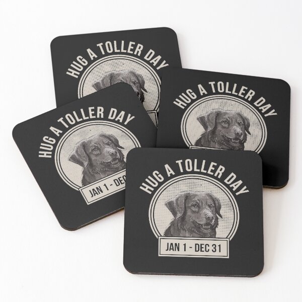 Item preview, Nova Scotia Duck Tolling Retriever NSDTR Hug a Toller  designed and sold by The Junto Shop.
