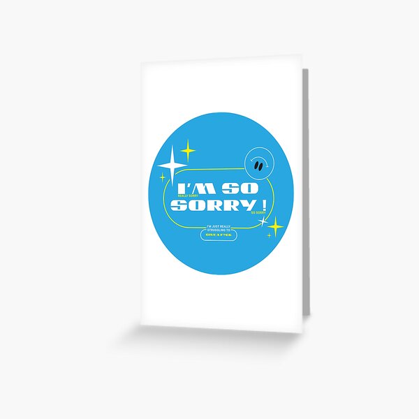 Sorry female emoticon card - #emoji #emojis #smiley #smilies