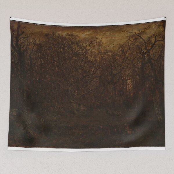 Item preview, The Forest in Winter at Sunset, Théodore Rousseau designed and sold by Art Outlaws.