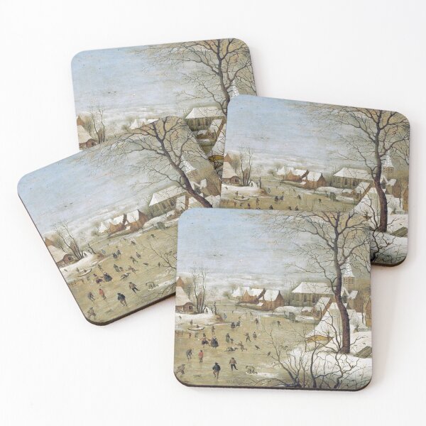 Item preview, Winter landscape with a bird trap, Pieter Bruegel the Elder designed and sold by Art Outlaws.