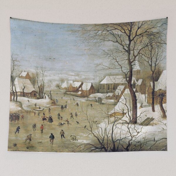 Item preview, Winter landscape with a bird trap, Pieter Bruegel the Elder designed and sold by Art Outlaws.