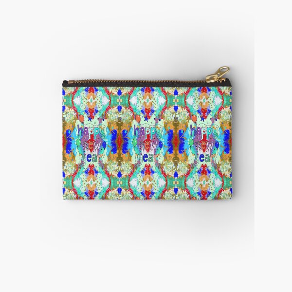 Item preview, Psychedelic Abstract Happy New Year design, 3,Howdy New Year,New Years Celebration, New Years Eve Countdown designed and sold by Adri Barnard.