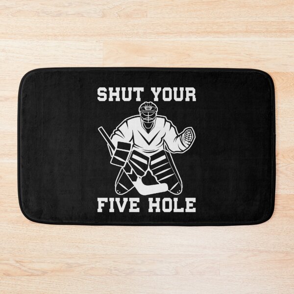 Item preview, Shut Your Five Hole | Funny Ice Hockey Quote designed and sold by thecooltable.
