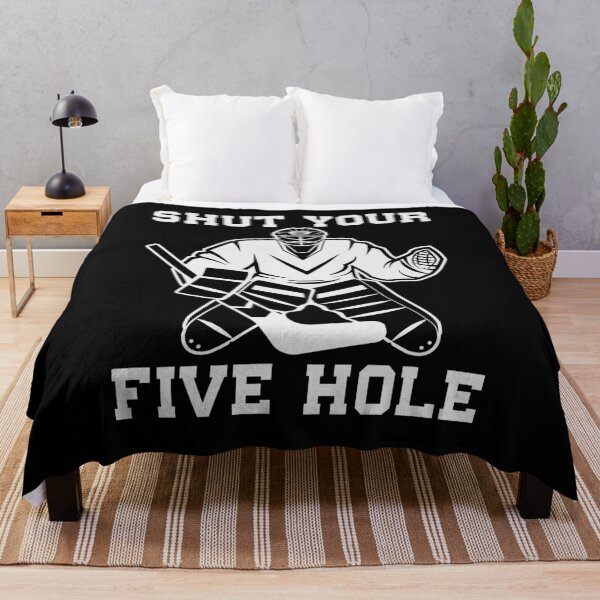 Item preview, Shut Your Five Hole | Funny Ice Hockey Quote designed and sold by thecooltable.