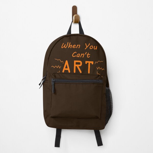 Item preview, When You Can't Art!! (neon orange) designed and sold by -Solarly-.