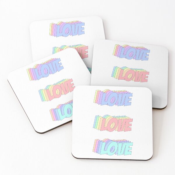 Item preview, Love Rainbow 3 Sticker Pack - Love In Pastel Multicolor designed and sold by andrei49387.