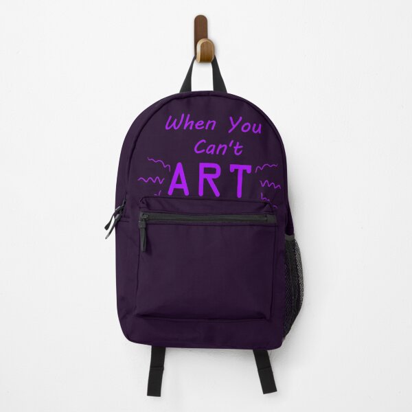 Item preview, When You Can't Art!! (neon purple) designed and sold by -Solarly-.