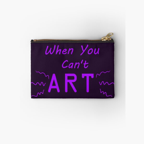 Item preview, When You Can't Art!! (neon purple) designed and sold by -Solarly-.