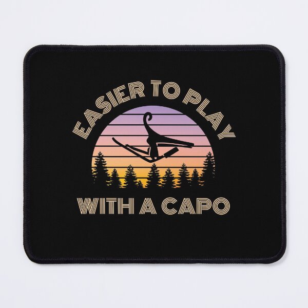 Item preview, Easier to Play with a Capo Vintage Sunset designed and sold by nightsworthy.