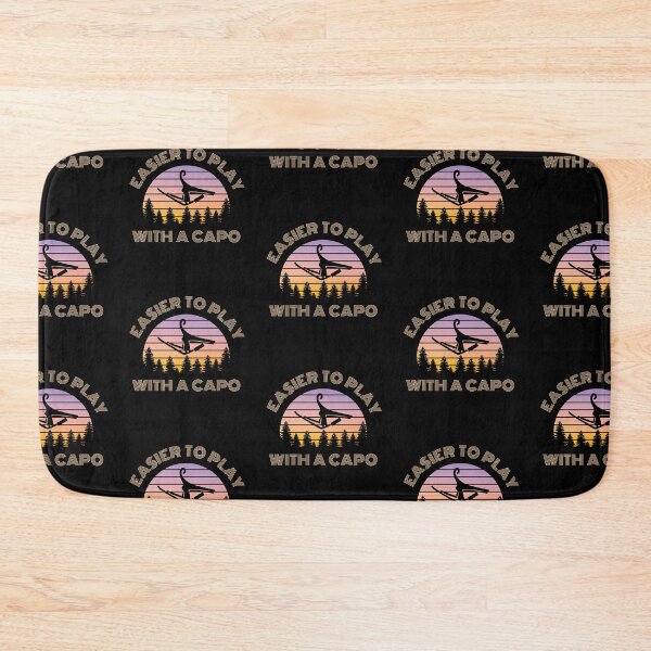 Item preview, Easier to Play with a Capo Vintage Sunset designed and sold by nightsworthy.
