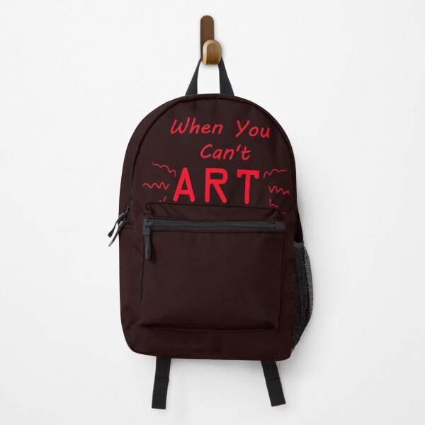 Item preview, When You Can't Art!! (neon red) designed and sold by -Solarly-.