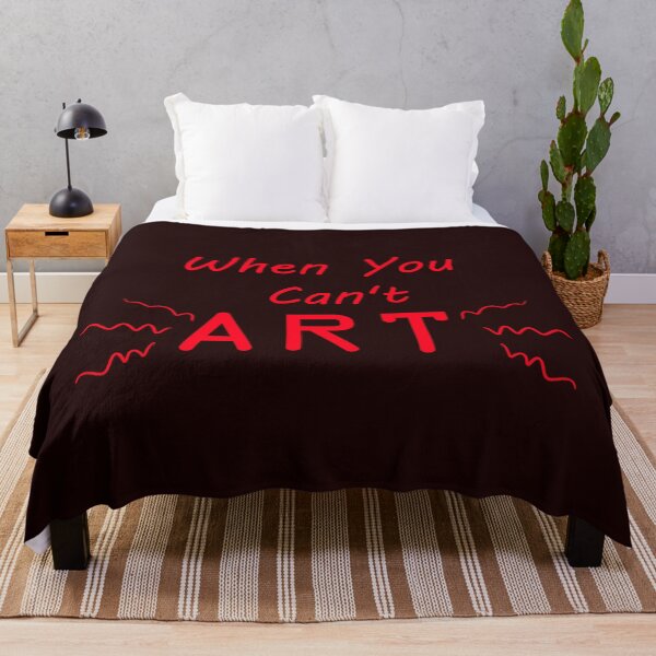 Item preview, When You Can't Art!! (neon red) designed and sold by -Solarly-.
