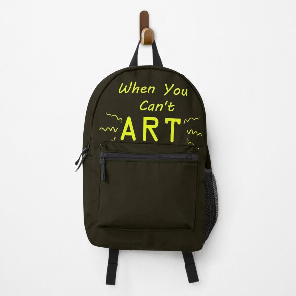 Item preview, When You Can't Art!! (neon yellow) designed and sold by -Solarly-.