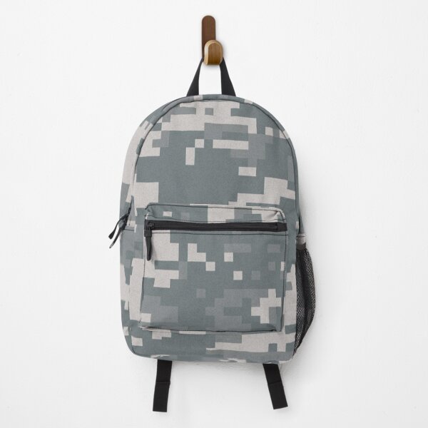 digital camouflage army pattern minimalistic Backpack
