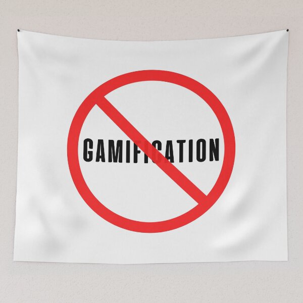 Item preview, No Gamification designed and sold by trendingatees.