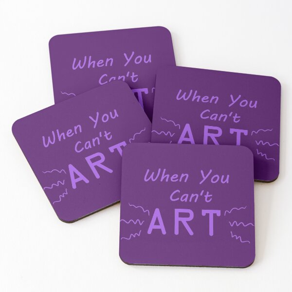 Item preview, When You Can't Art!! (purple) designed and sold by -Solarly-.