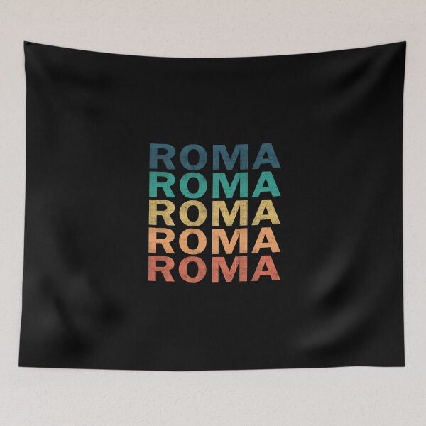 Artikelvorschau, Roma Name T-Shirt - Roma Vintage Retro Roma Name Geschenkartikel Tee entworfen und verkauft von mackpatsy.
