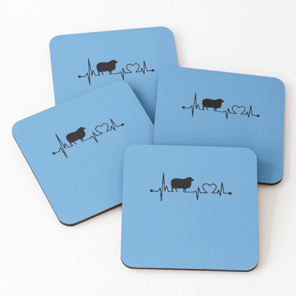 Item preview, SHEEP HEARTBEAT Sticker Copy designed and sold by LukasEgbers.