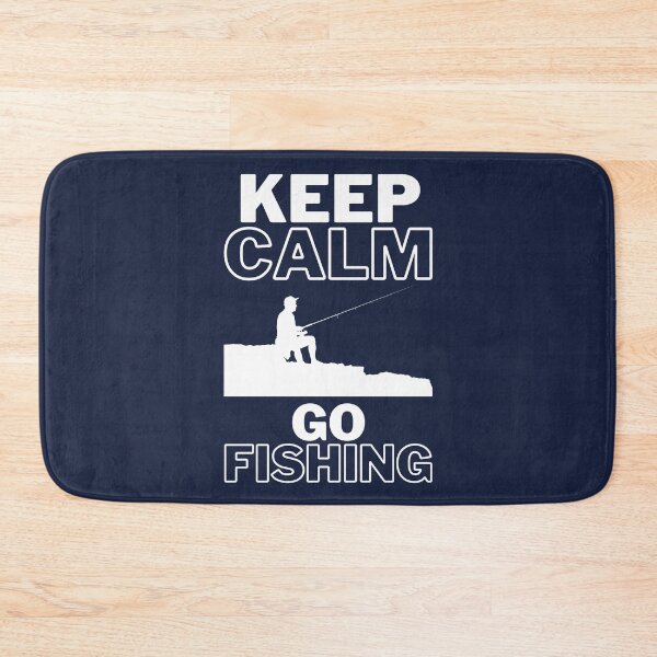 Item preview, Keep calm and go fishing white designed and sold by AmonRa16.