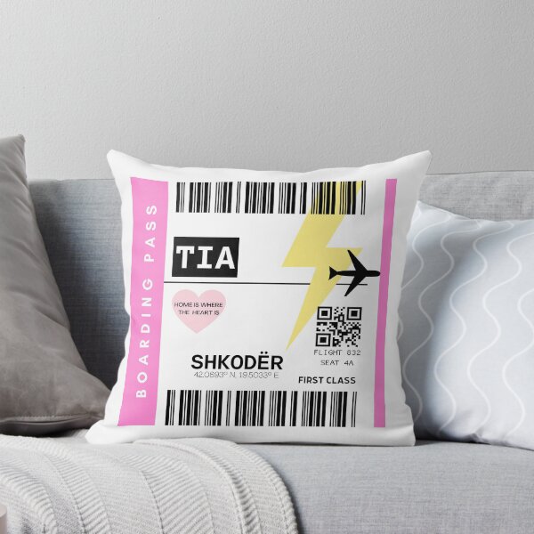 Item preview, Shkodër, Albania Boarding Pass designed and sold by prettyandprint.