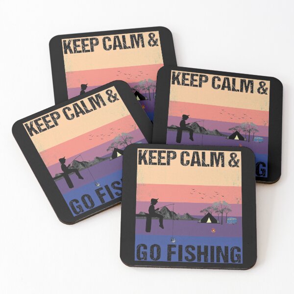 Item preview, Keep Calm And Go Fishing - Fishing Lovers Design designed and sold by amishacreates.