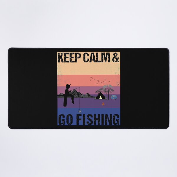 Item preview, Keep Calm And Go Fishing - Fishing Lovers Design designed and sold by amishacreates.