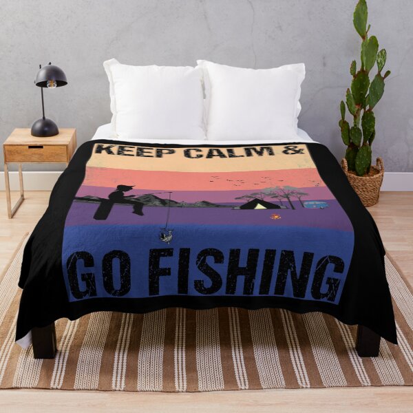 Item preview, Keep Calm And Go Fishing - Fishing Lovers Design designed and sold by amishacreates.