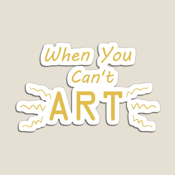 Aperçu de l'œuvre When You Can't Art!! (yellow) créée et vendue par -Solarly-.